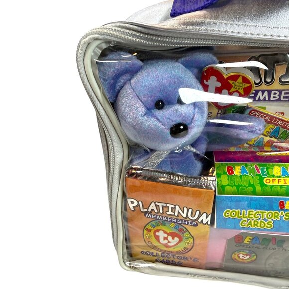 Ty Beanie Babies Platinum Membership Collectors Set With Coin & Plush Bear In Si - Picture 2 of 8